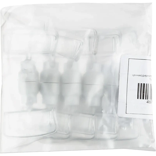 Ценникодержатель на круглой магнит. подставке, 10шт/уп,проз