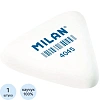Ластик каучуковый Milan 4045, треугольный, белый