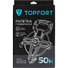 Рулетка геодезическая TOPFORT Geo 50 м х 15 мм (2019142)