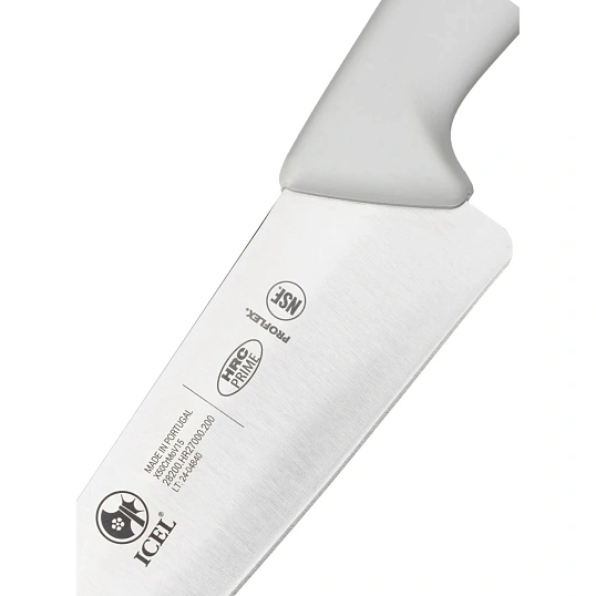 Нож поварской 200/340 мм. Шеф узкое лезвие, белый HoReCa Icel /1/6