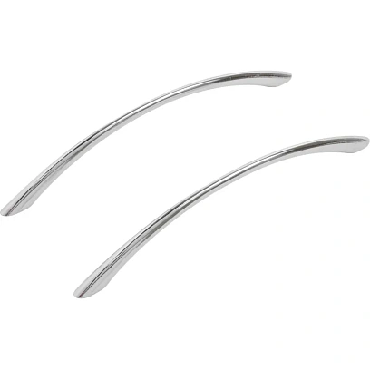 Ручка УЗК_скоба меб. StahlBuro A204-128 (16640) компл-2шт  CP хром