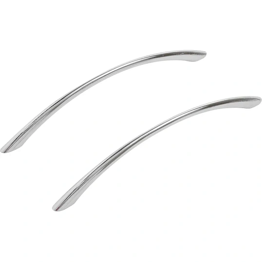 Ручка УЗК_скоба меб. StahlBuro A204-128 (16640) компл-2шт  CP хром