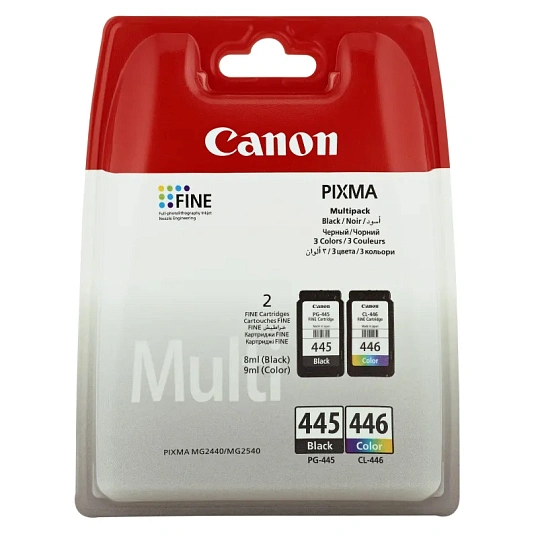 Картридж струйный Canon PG-445/CL-446(8283B004/008) чер/цв дляMG2440(2ш/уп)