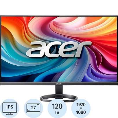 Монитор Acer 27 R272G0yi FHD/IPS/250cd/120Гц/VGA/HDMI/черный