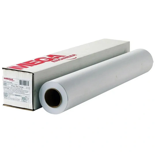 Бумага широкоформатная 80г 610ммx45м 50.8мм 162