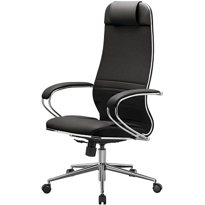 Кресло МТ_ErgoLife Set 6/подл.116/осн.Synchro 052 Черный 55E.16.1.403