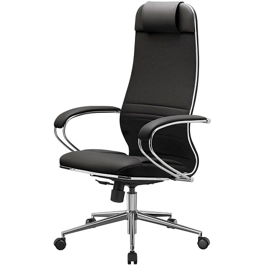 Кресло МТ_ErgoLife Set 6/подл.116/осн.Synchro 052 Черный 55E.16.1.403