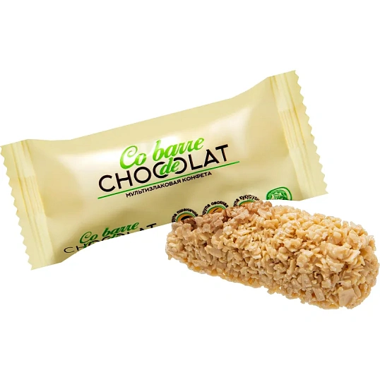 Конфеты Co barre de Chocolat шоколадные мультизлак.с бел.конд.глазурью,200г