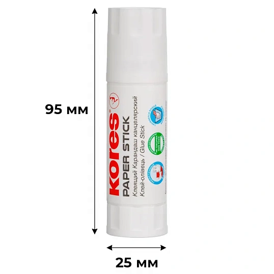 Клей-карандаш 15г KORES Paper Stick
