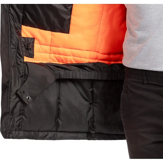 Куртка зимняя муж Аляска з66-КУ удлиненная черн (р.60-62)170-176