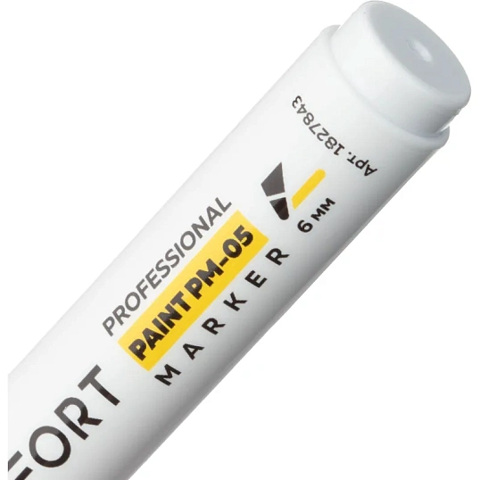Маркер лаковый TOPFORT Paint 6 мм черный