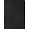 Ежедневник недатированный А5+, 136л, VELVET черный  3-115/04