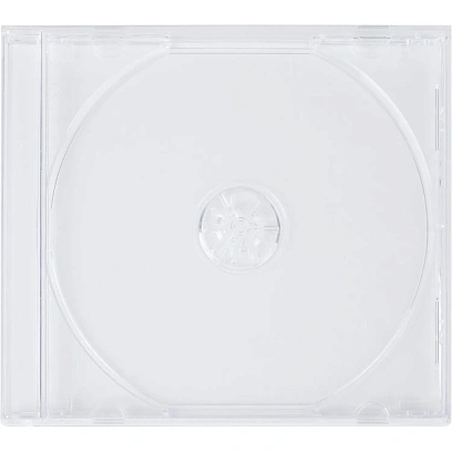Бокс для CD дисков один.прозр. CDB-jb-T 10шт в уп
