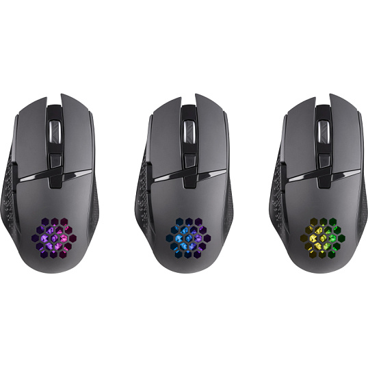 Мышь компьютерная Defender Glory GM-514 черн,LED,7D,400мАч,3200dpi (52514)