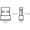 Сетевой адаптер WiFi TP-Link Archer T2U NANO AC600 USB 2.0