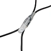 Гирлянда светодиодная Сеть 288 LED, 2х1,5м, черный ПВХ,ТЕПЛЫЙ БЕЛЫЙ 215-026