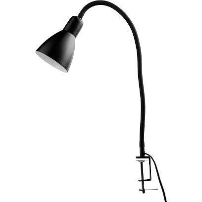 Светильник KD-438 C02 черн. струбцина, Е27, 40 Вт, металл