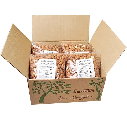 Арахис Семушка сушеный очищенный, красный, 1 кг