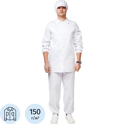 Куртка для пищевого производства муж. у17-КУ (р.52-54) р.182-188