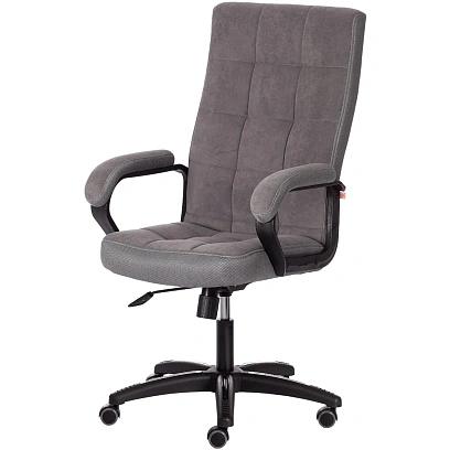 Кресло UT_TRENDY (22), флок/ткань, серый, 29/TW-12