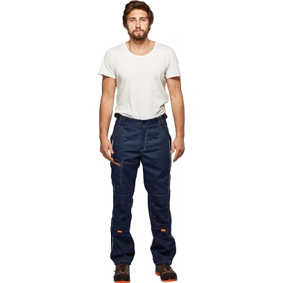 Брюки муж. л34-БР т.син/вас (р.56-58) 182-188 ( мод.БРЮ208)