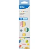 Карандаш чернографитный Deli EC011-HB шестигр., HB ластик, цвет АССОРТИ