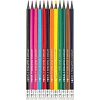 Карандаши цветные M&G, пластиковые, шестигран, стираемые, 12 цв/наб, в тубе