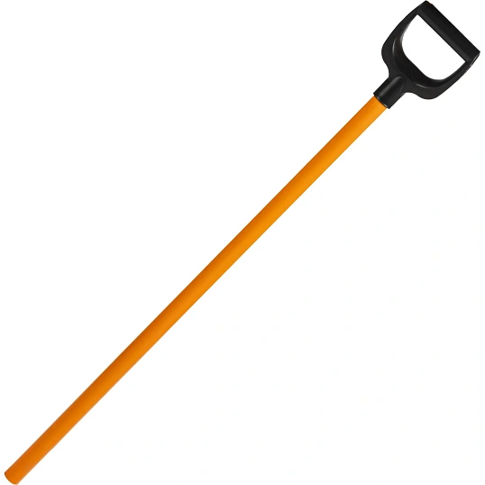 Черенок для инвентаря алюминий d32 мм 115 см с ручкой