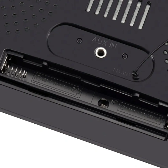 Радиобудильник Hyundai H-RCL238 черный LCD подсв:белая часы:цифровые FM