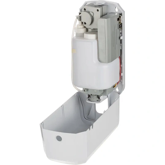 Дозатор для жидкого мыла автоматический 1000мл пластик белый M-D10