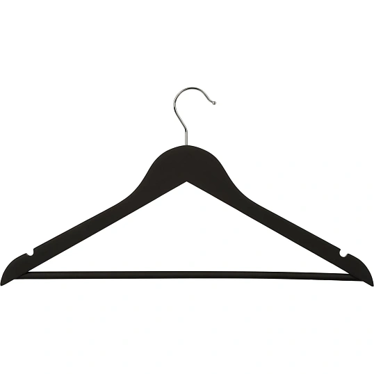 Вешалка-плечики WW_Комус Мебель WH018 дер.пер.п.рез.анис/чер.р.52-54 3шт/уп