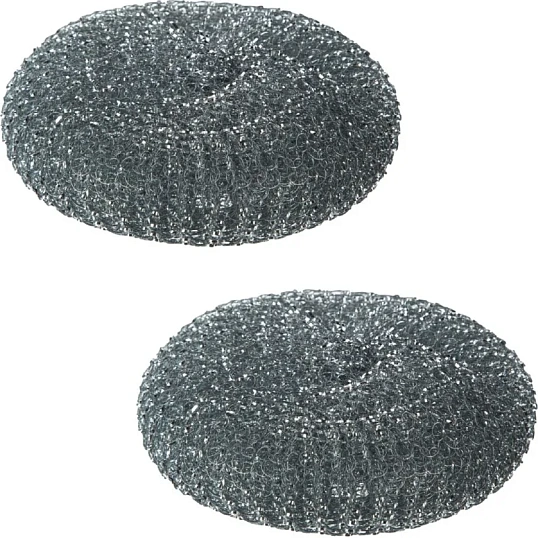 Губка-мочалка спираль Luscan Professional металлич 110х110х45 мм 60г 1шт/уп