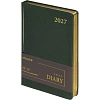 Ежедневник датированный 2027 Attache А5 168л 143x210 зелен(золотистый срез)