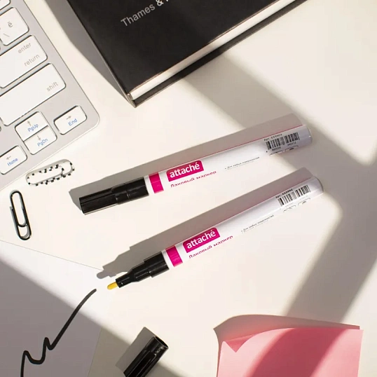 Маркер лаковый Attache 2 мм черный