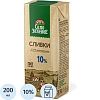 Сливки Село Зеленое 10% 0,2 кг