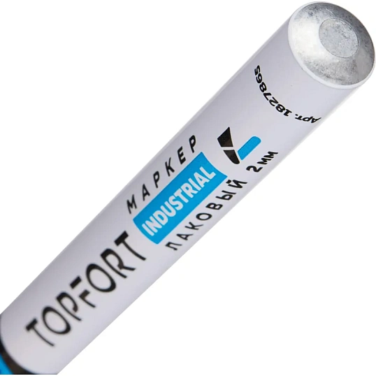 Маркер лаковый TOPFORT Industrial 2 мм желтый