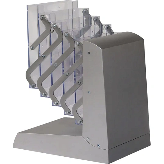 Буклетница Стойка Attache складная для печ. прод., 5 карманов А4, мобильная