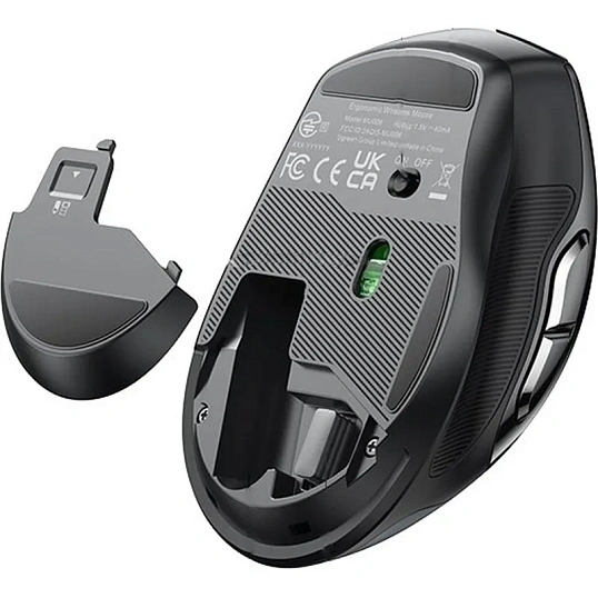 Мышь компьютерная UGREEN MU006 (15063) WLS, 2.4G 4000DPI, АА, черный