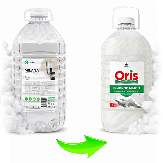 Мыло жидкое ПРОФ Grass/ORIS  эконом ПЭТ, 5л