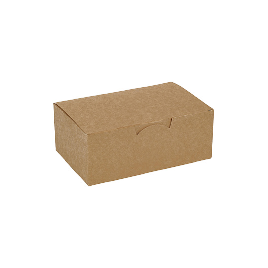Упаковка ECO FAST FOOD BOX S, 115х75х45, крафт, 600 шт/кор