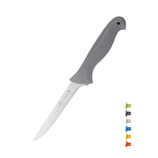 Нож разделочный 6'' 150мм с цветными вставками Colour Luxstahl (кт1802)