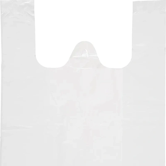 Пакет-майка 38+20х68 15 мкм, 100 шт/уп, белый S