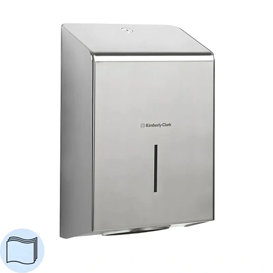 Диспенсер для полотенец листовых Kimberly-Clark стальной 8971