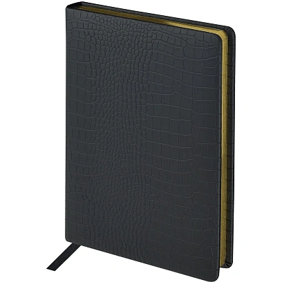 Ежедневник недатированный А5 AMAZONIA черный 272 стр. иск. Кожа, 3-782/01