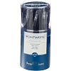 Ручка шариковая неавтомат. BV PointWrite Black 0,38мм синяя 20-0265