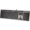 Клавиатура A4 KV-300H серый/черный USB slim