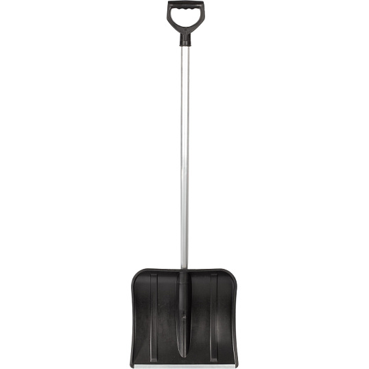 Лопата д/уборки снега с прямым алюминиевым черенком ковш 40х37см