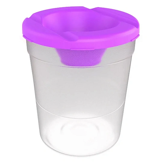 Емкость для воды Луч, большой стакан для рисования ( стакан+крышка)