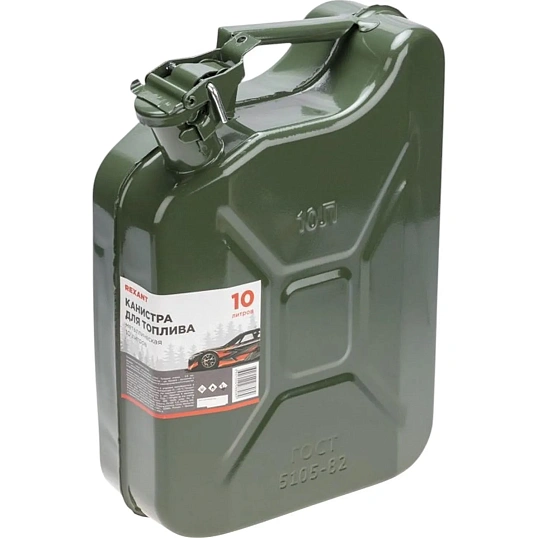 Канистра для топлива, металлическая, 10л REXANT