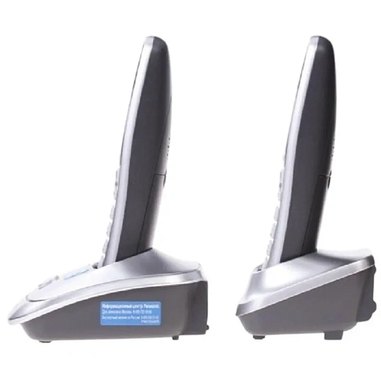 Радиотелефон Panasonic KX-TG2512RUS серебристый (2шт)